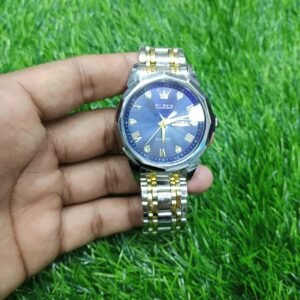 OLEVS 9931G New Exclusive Design Quartz Watch for Men blue - Image 2