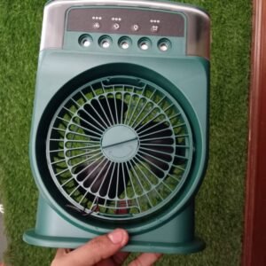 3 In 1 Air Cooling USB Fan with LED Night Light Water Fan - Image 7