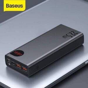 Baseus Adaman 20000mAh 22.5W Metal Power Bank with Digital Display – Black - Image 5